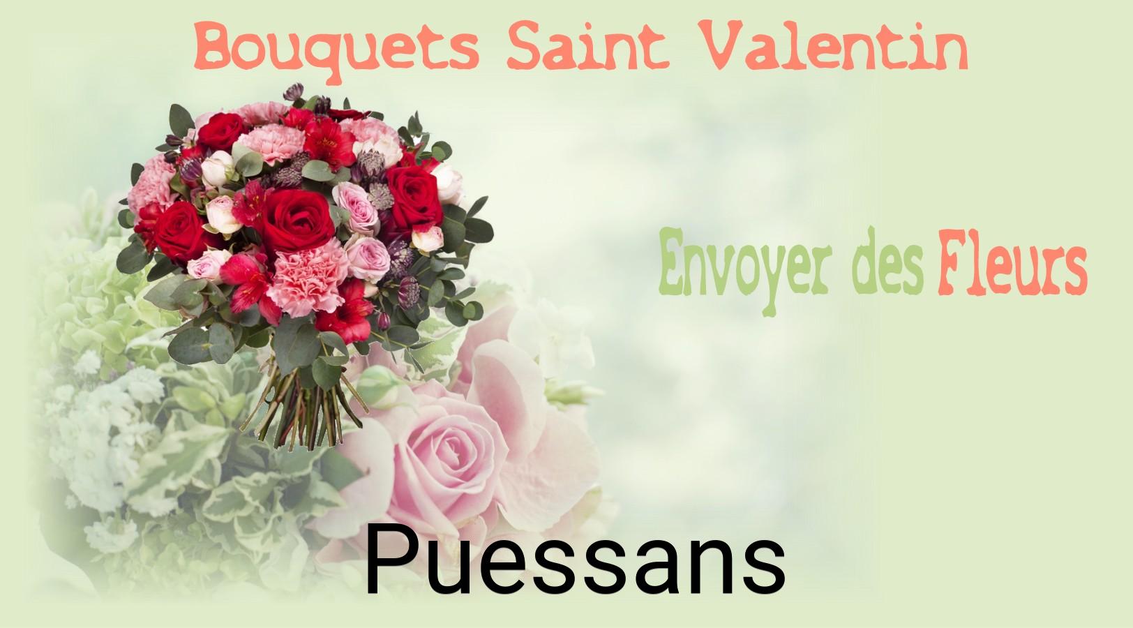 Roses de Saint-Valentin livrées à Puessans
